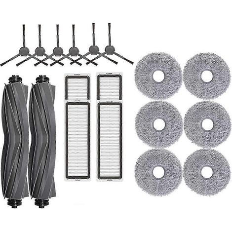 18 pièces pour aspirateur robot Bot L10 Prime L10s Pro : brosse latérale principale, filtre HEPA et lingette de rechange (1/5)