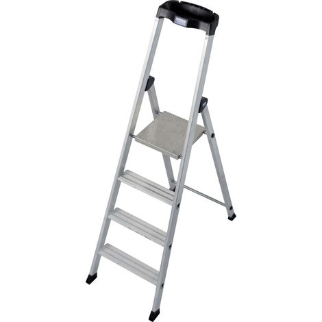 Krause Solido Stufenstehleiter 4 Stufen (1/5)
