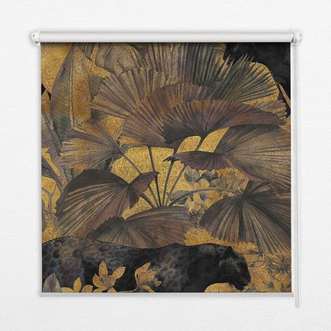 Store Enrouleur Intérieur pour Fenêtre - Store Tamisant - Store Enrouleur qui Laisse Passer la Lumière - Store Brise-Vue - Store - Store pour Intérieur - (70 cm x 140 cm) - Puma (1/5)