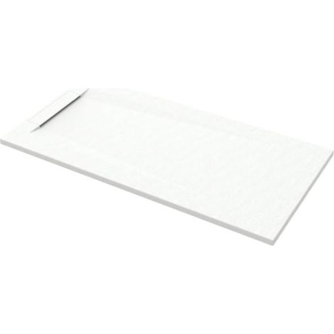 Piatto Doccia 70x140 Marmo Resina Slim H3 Rubino Vertical Bianco