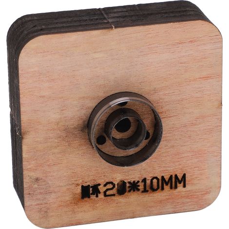 Matrice de découpe pour cuir 20x10mm, forme d'anneau circulaire, outil de découpe et de moulage pour loisirs créatifs (1/5)