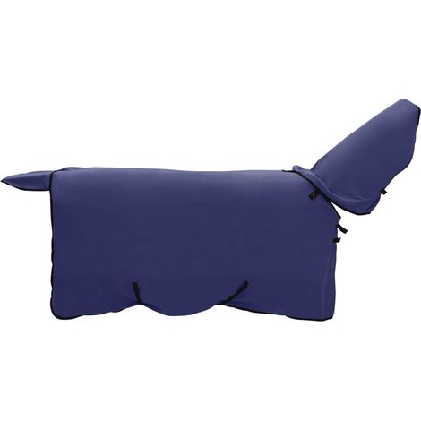 Horse Blanket Navy Blue 75 cm Polyester vidaXL