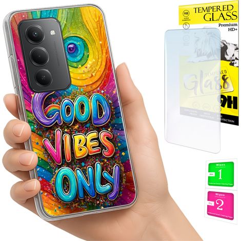 Funda para Xiaomi Redmi 15 4G / 5G 169mm, carcasa trasera Vibes + cristal (1/5)
