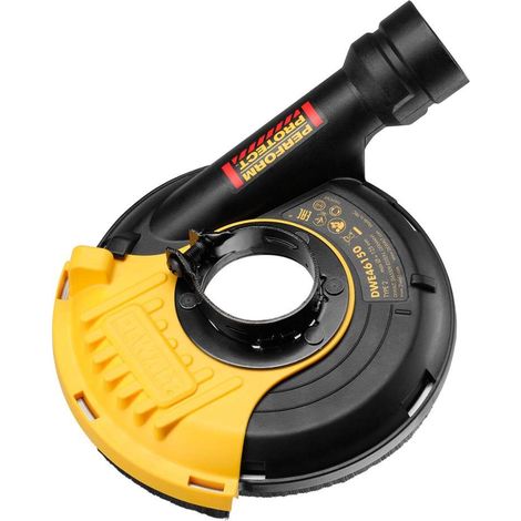 DeWALT Accessori - Cuffia di aspirazione per levigatrice per calcestruzzo 115 e 125 mm DWE46150