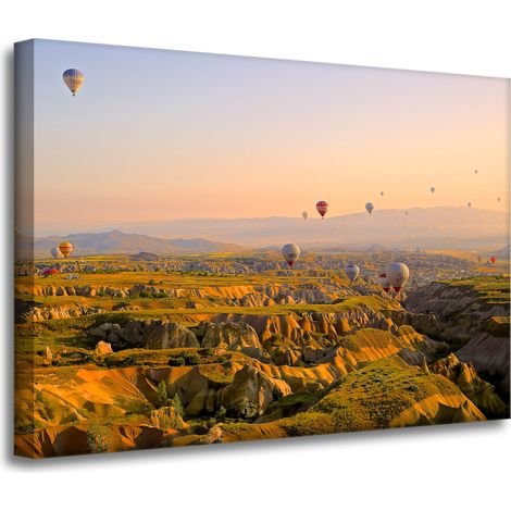 Leinwanddruck Natur Ballonfahrt Türkei 70x50