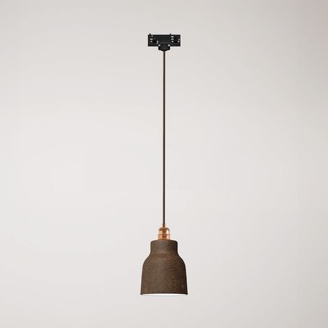 Creative Cables - Candeeiro suspenso com abajur Vase e adaptador de calha - lâmpada não incluída