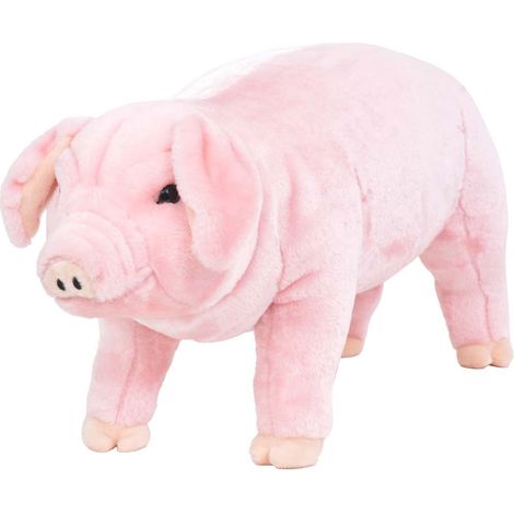 Teenpull – Plüschtier Schwein Stehend Plüsch Rosa XXL (1/5)