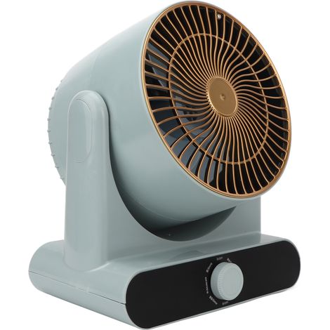 Mini ventilateur de table d'été à circulation d'air réglable pour salon de manucure intérieur, prise UE 250 V, vert (1/5)
