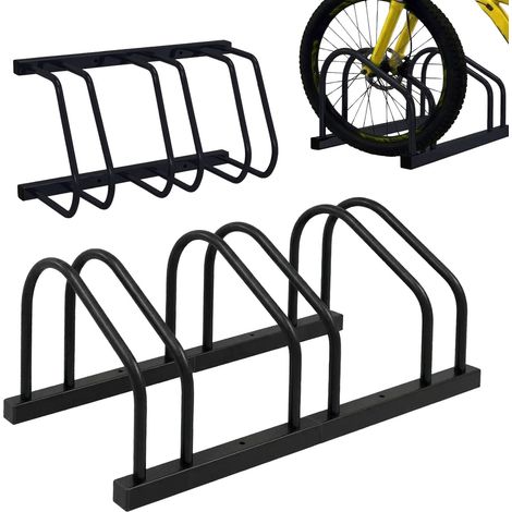 Bicycle Rack for Floor or Wall - Steel, Up To 65 mm Tires (1/5)