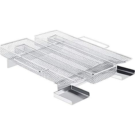 Générateur de Fumée Froide en Acier Inoxydable Fumoir Viande et Poisson avec Brosse Nettoyage Serpentin pour Fumoir pour Grille Barbecue - Carrée (1/5)