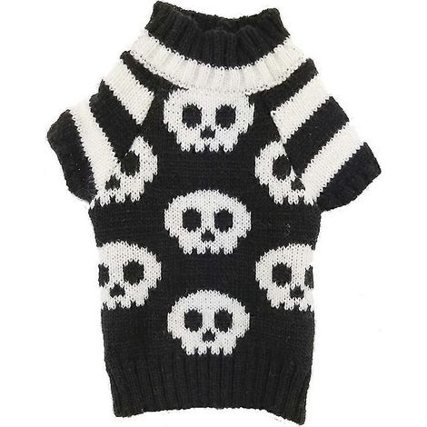 Costume d'Halloween pour animaux de compagnie : squelette noir - XXS (1/3)