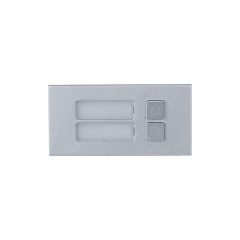 Dahua Technology Two-button module Modulo pulsante di chiamata Argento (1/2)