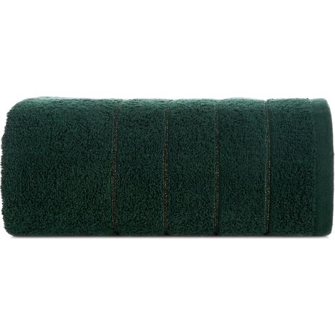 SERVIETTE DE BAIN MOELLEUSE ET ABSORBANTE EUROFIRANY DALI 50X90CM VERT FONCÉ (1/5)
