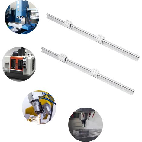 Rails Linéaires, Haute Capacité de Charge, Précision Améliorée, 1000mm (1/5)