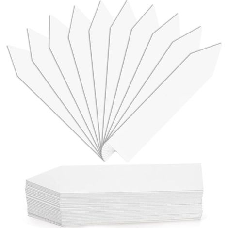Pflanzetiketten aus Kunststoff – Packung mit 1000 Stück, 10,2 cm, wetterfest und wiederverwendbar