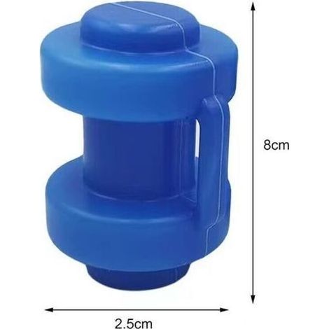pair Capuchons De Poteaux De Trampoline Filet Sécurité Des Embouts Pièces Détachées Trampolines Chapeau De Mât Trampoline Accessoires De Trampoline Pour Filet Crochet Trampoline Alimentation Bleu,10 P (1/3)