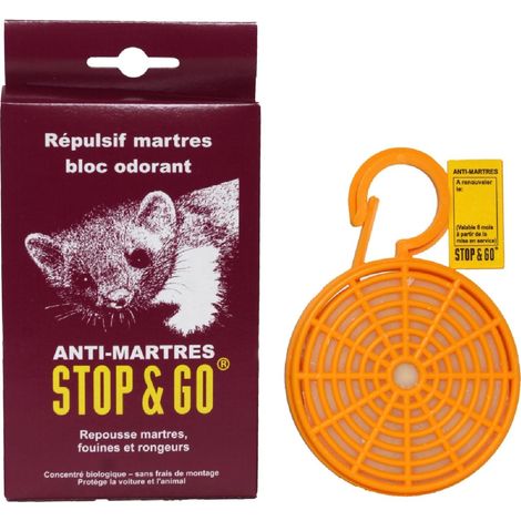 Adnauto – Répulsif martres concentré – Protection intensive contre martres et rongeurs – Diffusion continue et efficace – Format compact 60g