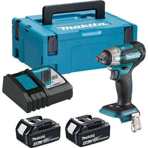 Makita DTW181RMJ 18V LXT 1/2" Brushless Impact Wrench - 2 x 4.0Ah Batteries, Charger & Makpac 2 Case (1/4)