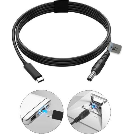 Starlink Mini-USB-C-auf-DC-100W-Netzkabel, 10 m (32,8 ft). Dieses Starlink Mini-USB-C-Kabel ist mit 100-W-PD-Netzteilen kompatibel. (1/5)