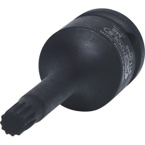 1/2" Bussola p.avvitatori ad impulsi p.viti XZN,lunga,M8 (1/4)