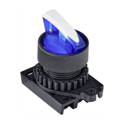 TRU COMPONENTS TC-9860156 S2SRN-L3BB Sélecteur levier bleu 2 x 45 ° 1 pc(s) (1/3)