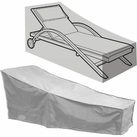 Funda protectora impermeable para tumbonas de jardín (208 x 76 x 41/79 cm) (1/5)