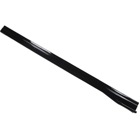 200 cm langes, glänzend schwarzes Seitenschweller-Verlängerungsset mit Seitenspoiler, Einstiegsleistenschutzleiste und universellem Autozubehör (1/5)