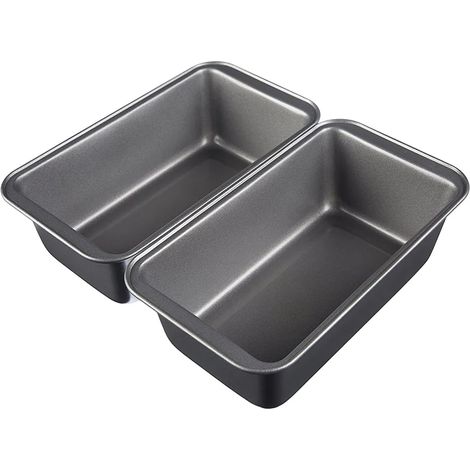 2 Stück Antihaft-Toastbrotform rechteckige Kuchenform Ofen spezielles Backblech (1/5)