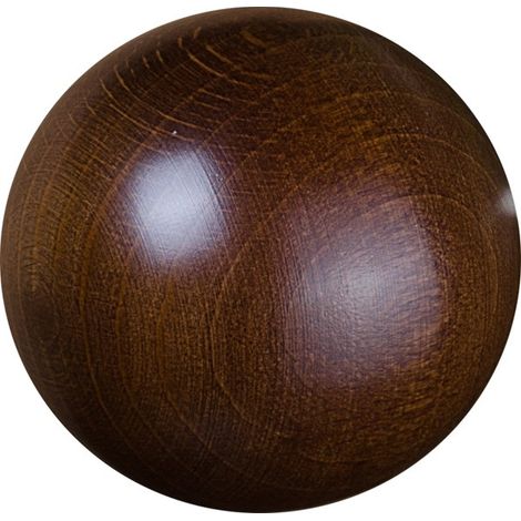 TERMINAL BOIS BOULE BL2 NOYER - 20 MM