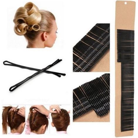 TRADE SHOP - Set 200 Forcine Ferma Capelli Acconciature Per Matrimoni Clip Fermagli -