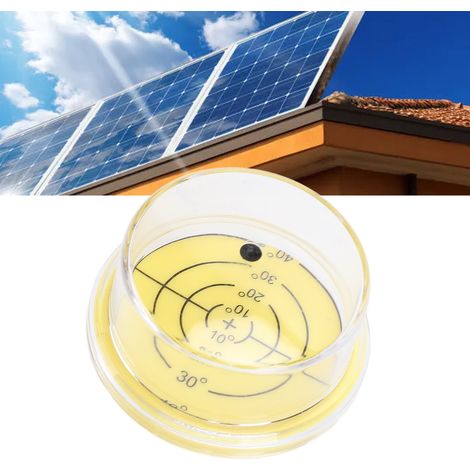 [Transportador] + [Panel solar] + [Medidor de verticalidad] + [Herramienta de medición de 4,2 cm ABS] + [Inclinómetro para paneles solares amarillos] (1/5)