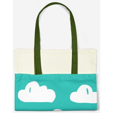Sac Shopping - Coton Réutilisable - 34 x 40 cm - Anse Épaule 30 cm - Sac Courses Écologique - 1 Pièce (1/4)