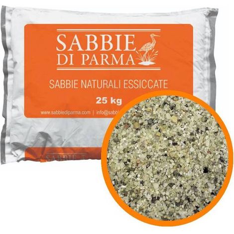 SABBIA QUARZIFERA 25KG P/FILTRO PISCINA A SABBIA