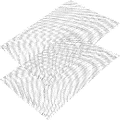 Lot de 2 filtres en maille métallique acier inoxydable antirouille, durables et polyvalents (1/5)