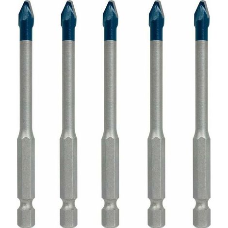 Coffret de forets Expert HEX-9 HardCeramic (pour Tuiles, Carrelage, Ø 6 mm, Accessoire Perceuse à percussion)argent (1/5)