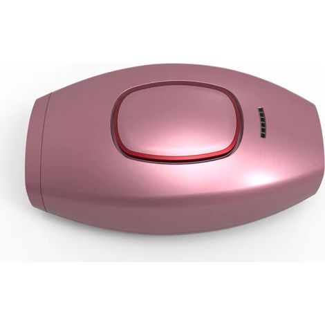 Filiyano-Appareil d'épilation à lumière pulsée (IPL) pour femmes - 5 niveaux - Portable avec lunettes et rasoir rose (1/5)