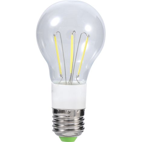 Ampoule Led E27 3W Dimmable Style Edison Verre Transparent Lumière Blanche Froide Pour Lustre Vintage Lot De 1 (1/5)