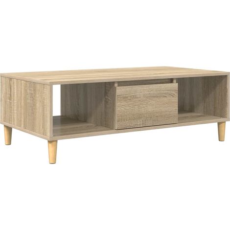 Maison Exclusive - Mesa de Café Roble Sonoma 102 x 55 x 35 cm Mad (1/5)