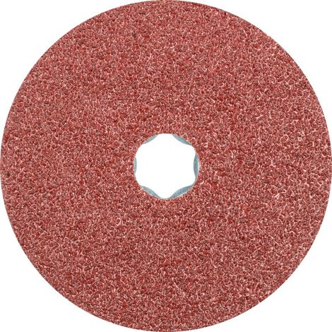 PFERD TOOLS COMBICLICK Korund Fiberscheibe Ø 115 mm A24 für universelle Anwendungen 25 Stk (1/5)
