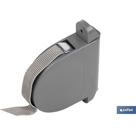 Graue Rollo-Kehrschaufel 6 m x 14 mm