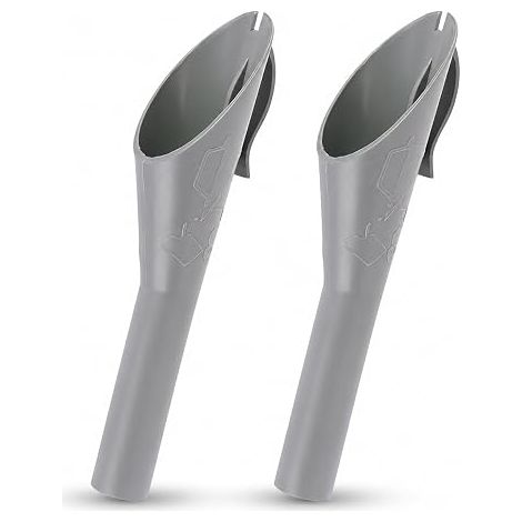 Lot de 2 entonnoirs de remplissage universels - Entonnoir de remplissage - Entonnoir à carburant diesel - Pour essence, voiture, diesel - Sans capuchon (1/4)