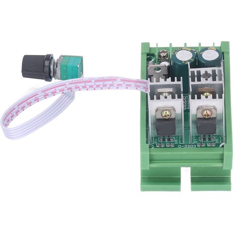 40A PWM-Drehzahlregler, 12V 24V 36V 55V DC-Spannungsregler, Motorsteuerungsmodul mit Schalter, Hochleistungs-Leistungsregler. (1/5)