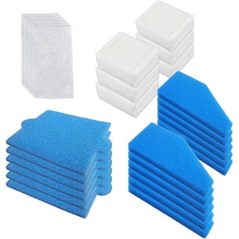 Lot de 6 filtres de nettoyage 787241 pour aspirateurs Thomas Aqua + Multi Clean X8 Parquet, Aqua + Pet & Family (1/5)