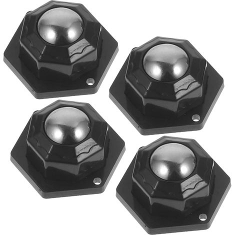 de 1 mini roulette pivotante auto adhésive en ABS et acier