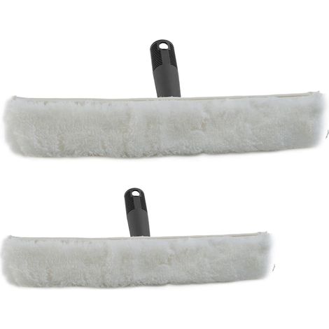 Lave-vitres Novaliv 25 cm + 35 cm en mousse non tissée pour le nettoyage des vitres, essuie-vitres, lave-vitres, lave-vitres, nettoyage des vitres