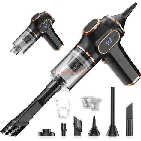 Aspirateur de voiture sans fil ABS - Appareil ménager - Canapé - Bureau - Haute puissance - Machine de nettoyage domestique - Nettoyeur de tapis,version améliorée (1/4)