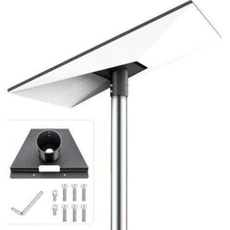 Kit di montaggio per adattatore tubolare ad alte prestazioni Starlink Gen 3 - Staffa V3 regolabile per tetto, palo o parete (nero)