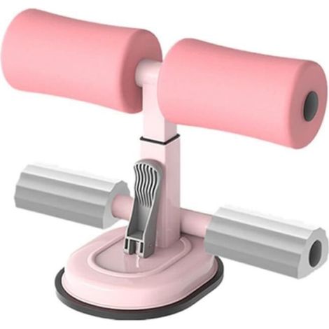 Barre assise - GYM-rose - Hauteur réglable - Poignées en mousse - Idéale pour abdominaux (1/4)