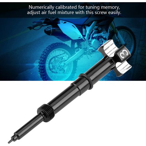 Kit Vis Réglage Mélange Air-Carburant pour Carburateur Keihin FCR FCRMX Suzuki Noir (1/5)