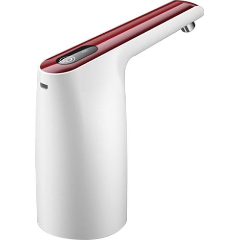 Pompe à eau électrique, distributeur d'eau pour bonbonnes de 5 gallons, chargement USB, Chui (rouge) (1/5)